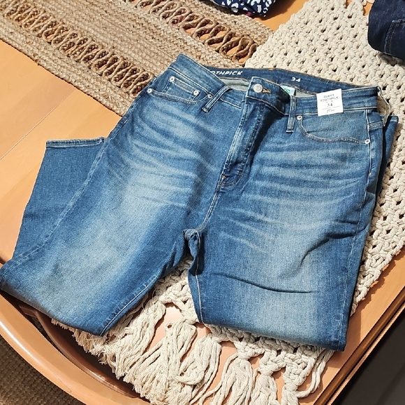 J. Crew Women's Skinny Jeans in Classic Blue - Picture 9 of 9